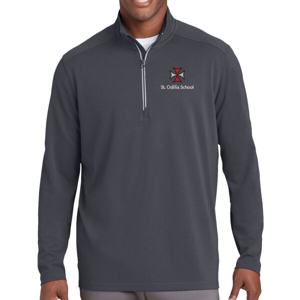 Sport Tek - Sport Wick Textured 1/4 Zip Pullover - Embroidered Logo Thumbnail