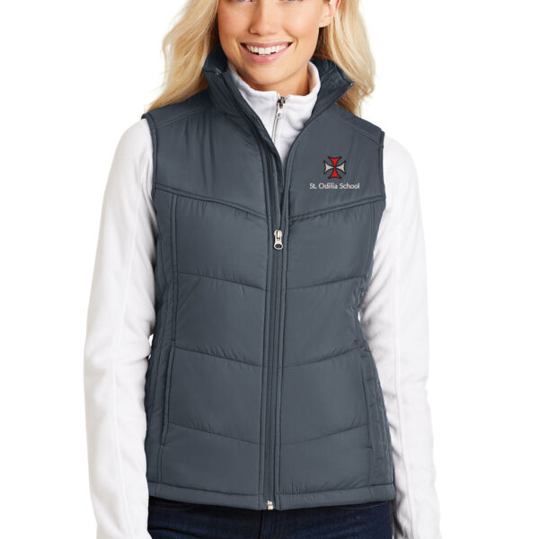Port Authority ® - Ladies Puffy Vest - Embroidered Logo Thumbnail