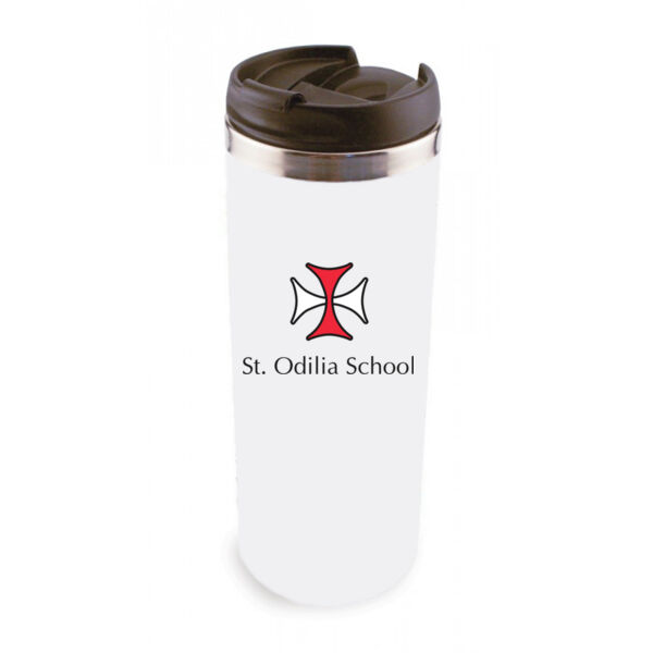 14 oz Stainless Steel Tumbler - Sublimated Logo Thumbnail