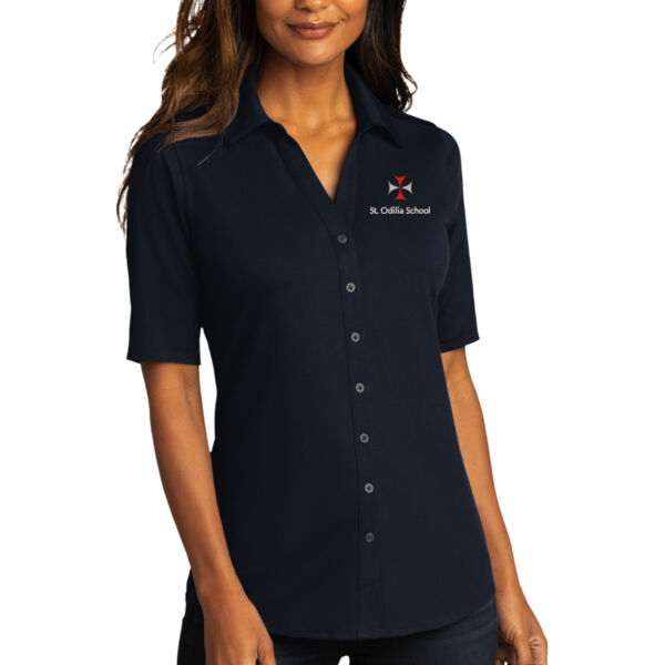 Port Authority® Ladies City Stretch Top - Embroidered Logo Thumbnail