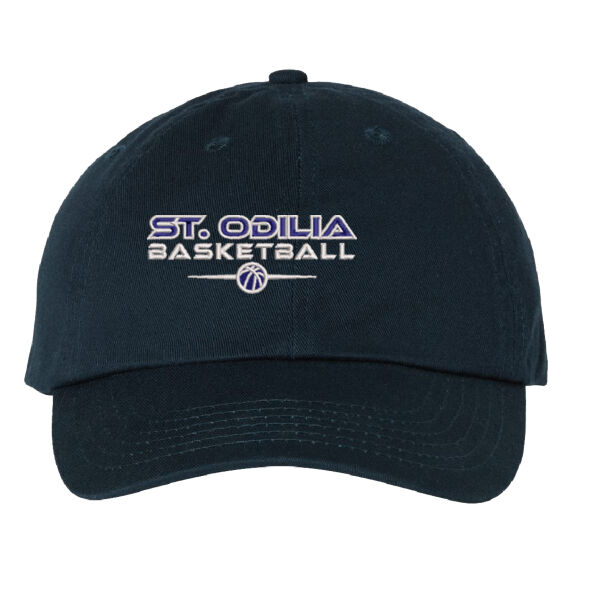 Valucap - Adult Bio-Washed Dad's Cap - Embroidered Logo Thumbnail