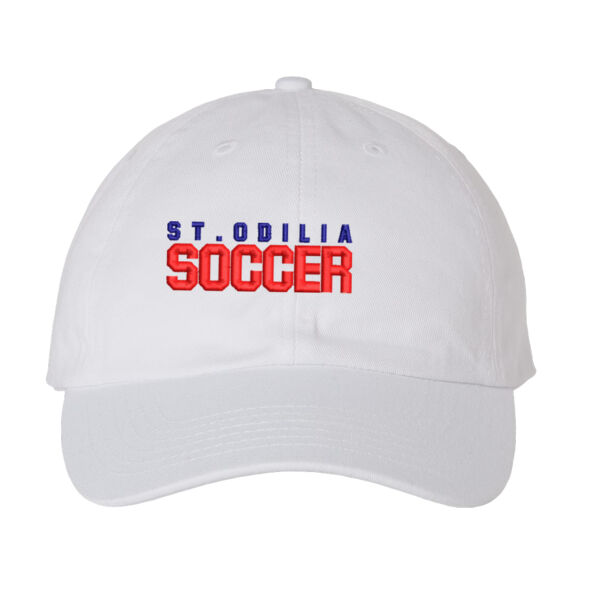 Valucap - Adult Bio-Washed Dad's Cap - Embroidered Logo Thumbnail