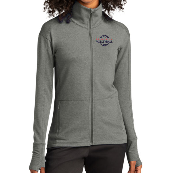 LADIES Sport-Tek Ladies Sport-Wick Flex Fleece Full Zip - Embroidered Logo Thumbnail