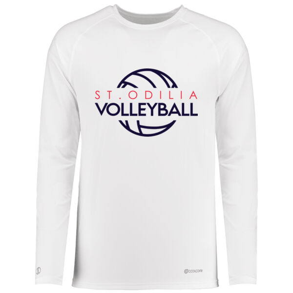 ADULT Holloway Coolcore Long Sleeve Tee - Printed Logo Thumbnail