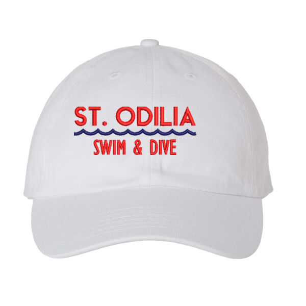 Valucap - Adult Bio-Washed Dad's Cap - Embroidered Logo Thumbnail