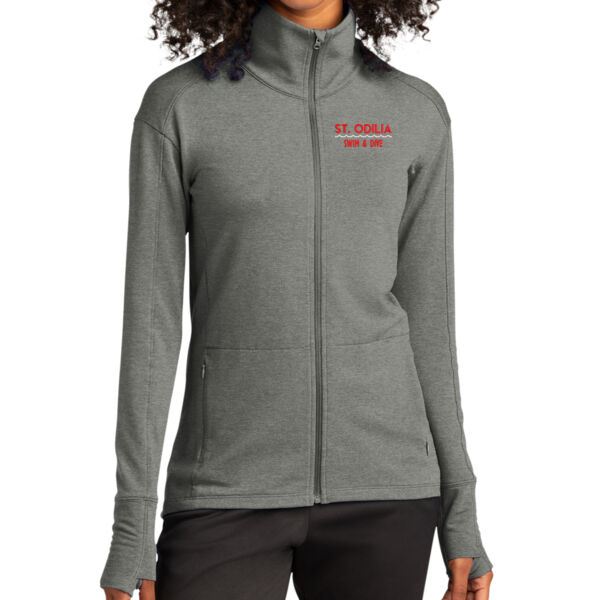 LADIES Sport-Tek Ladies Sport-Wick Flex Fleece Full Zip - Embroidered Logo Thumbnail
