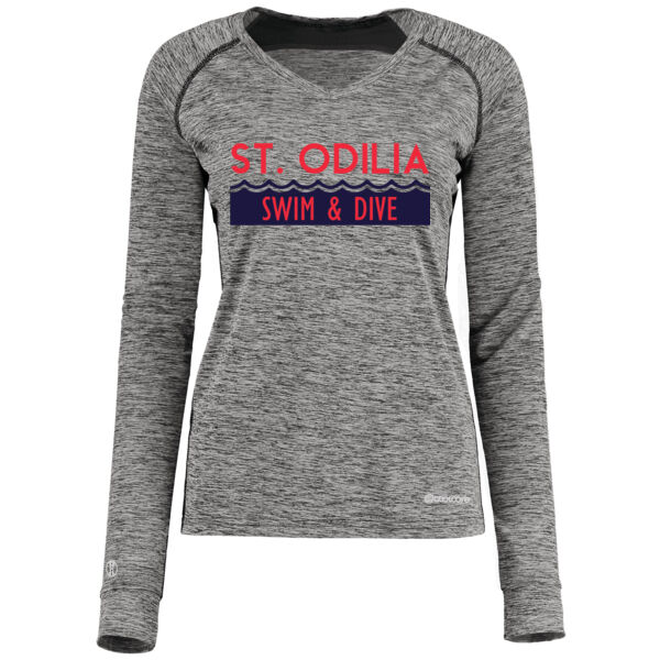 LADIES Holloway Ladies Electrify Coolcore Long Sleeve Tee - Screen Print Logo Thumbnail