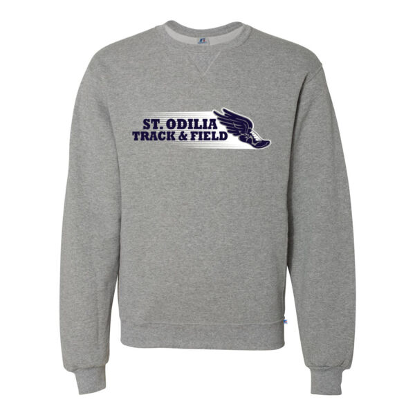 ADULT Russell Athletic DriPower Crewneck Sweatshirt - Printed Logo Thumbnail
