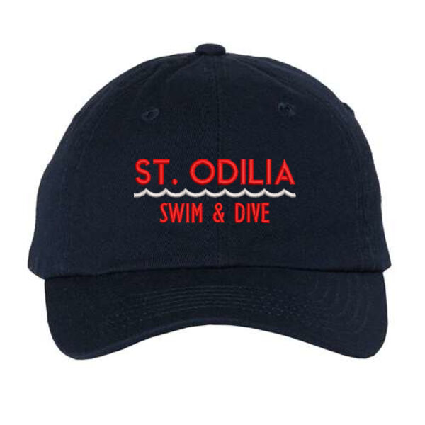 Valucap - Small Fit Bio-Washed Dad's Cap - Embroidered Logo Thumbnail