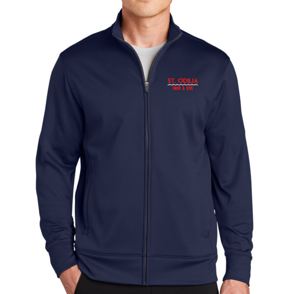 Sport-Tek Sport Wick Fleece Full-Zip Jacket - Embroidered Logo Thumbnail