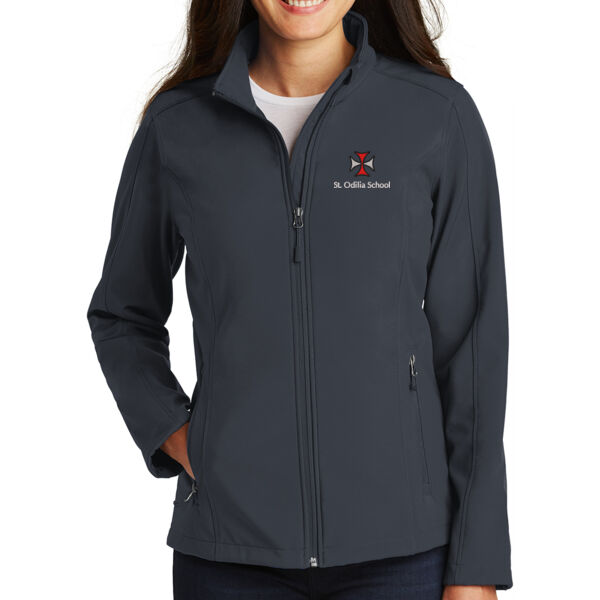 Port Authority Ladies Core Soft Shell Jacket - Embroidered Logo Thumbnail