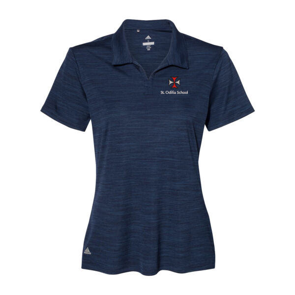 Adidas - Women's Melange Polo - Embroidered Logo Thumbnail