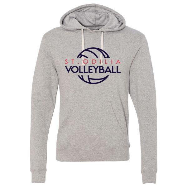 TriBlend Fleece Hooded Sweatshirt - Printed Logo Thumbnail