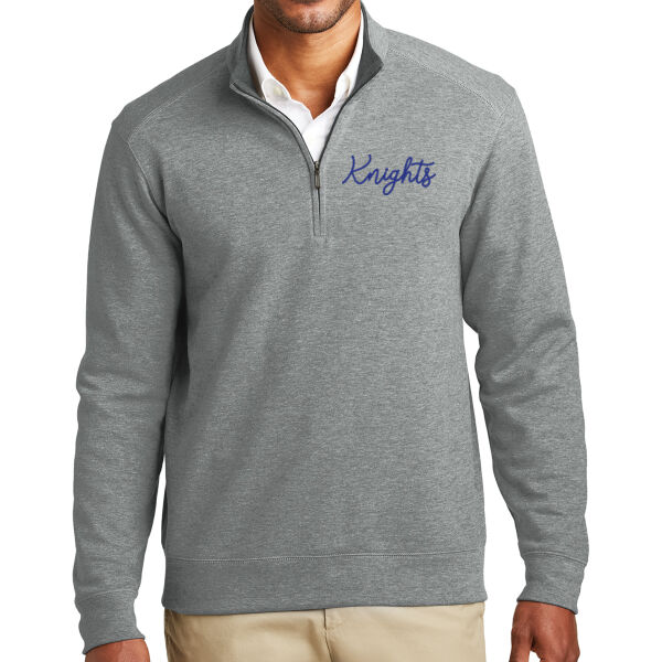 Port Authority® Interlock 1/4-Zip - Embroidered Logo Thumbnail