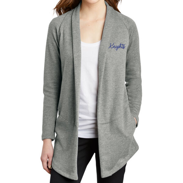 Port Authority® Women's Interlock Cardigan - Embroidered Logo Thumbnail