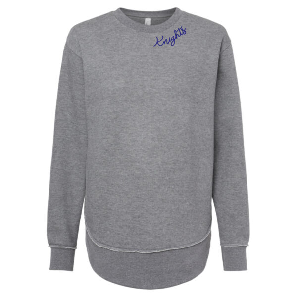 LAT - Women's Weekend Fleece Crewneck Sweatshirt - Embroidered Logo Thumbnail